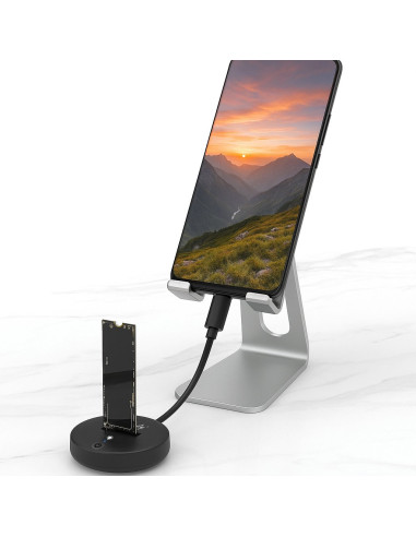 Docking Station M.2 SATA/NVME SSD a USB-C&trade
