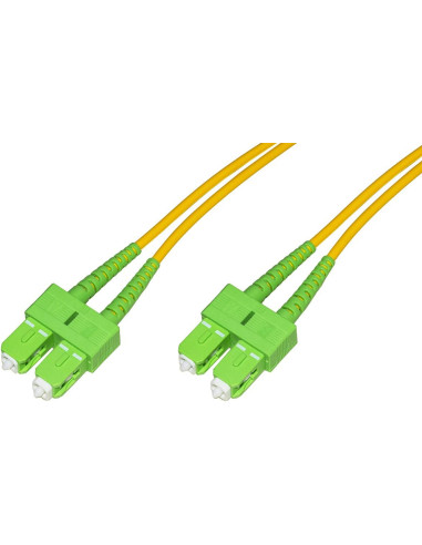 Cavo Fibra Ottica Monomodale OS2 SC/APC Duplex a SC/APC Duplex 9/125 G657.A2 1m
