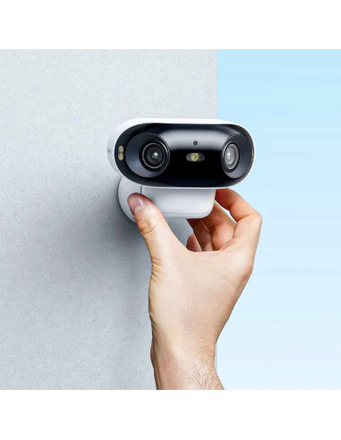 Telecamera di Sicurezza 180&deg Doppio Obiettivo 8 MP 4K WiFi 6