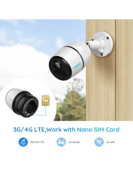 Telecamera di Sicurezza a Batteria 8MP 4K IP65 da Esterno