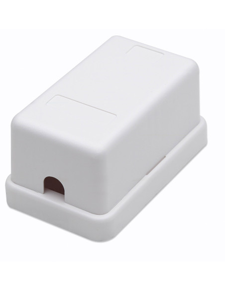 Presa a Muro per 1 Frutto Keystone Bianco