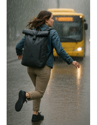 Zaino Rolltop Impermeabile per Notebook Jakarta 15