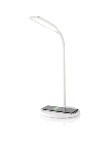 Lampada a 36 LED da Scrivania con Caricatore Wireless Integrato per Smartphone