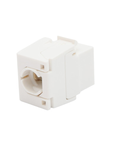 Frutto Keystone RJ45 Cat.6 UTP 180&deg Toolless Bianco