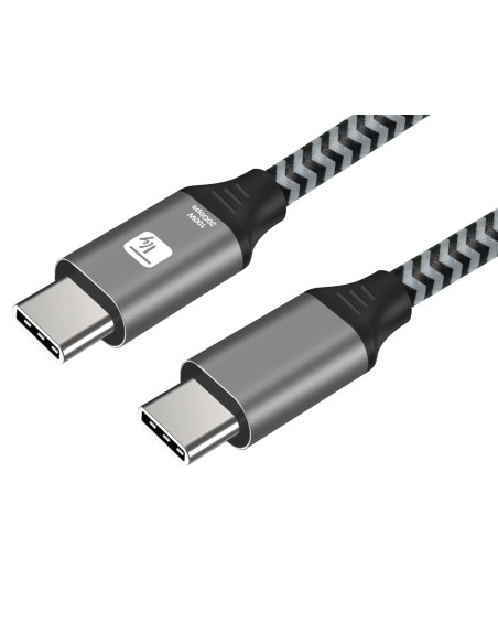 Cavo USB-C&trade Maschio 3.2 / USB-C&trade Maschio 5A 100W 2m Alluminio