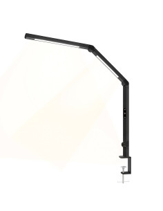 Lampada LED a Doppia Sorgente Luminosa con Braccio Regolabile e Attacco a Morsetto