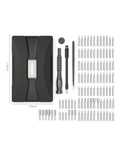 Set 106 pezzi Cacciavite Bussole e Punte Professionali 2