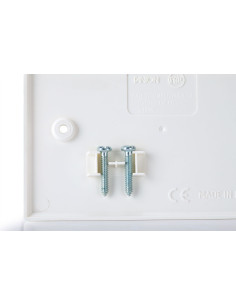 Coperchio Ribassato con Viti per Scatola da Incasso Rettangolare 3 Moduli Bianco 2
