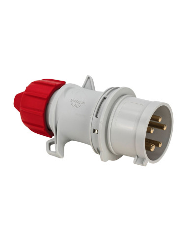Spina mobile 3P+N+T 16A 400V 6h IP54 Cablaggio a Vite