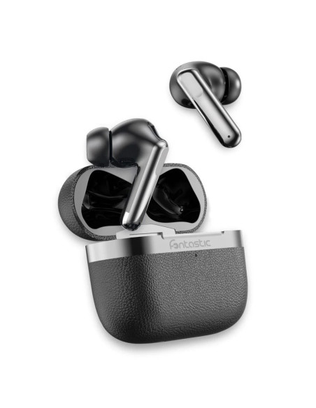Cuffie Auricolari Wireless TWS Ibride ANC+ENC Aura Nero