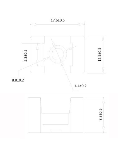 Base a Sella 17.6x12.9x8.3 mm per...