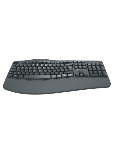 Tastiera Ergonomica Wireless Slim Design Curvo