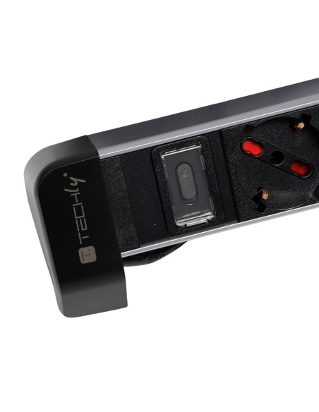 Multipresa da Tavolo 2 prese Italiane Bipasso 1 USB-C&trade e 1 USB-A