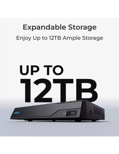 Videoregistratore NVR 4K PoE 16CH 4TB HDD con HDMI e VGA