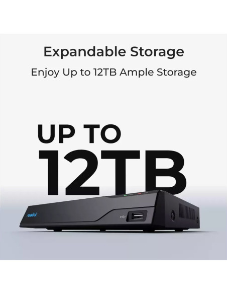 Videoregistratore NVR 4K PoE 16CH 4TB HDD con HDMI e VGA
