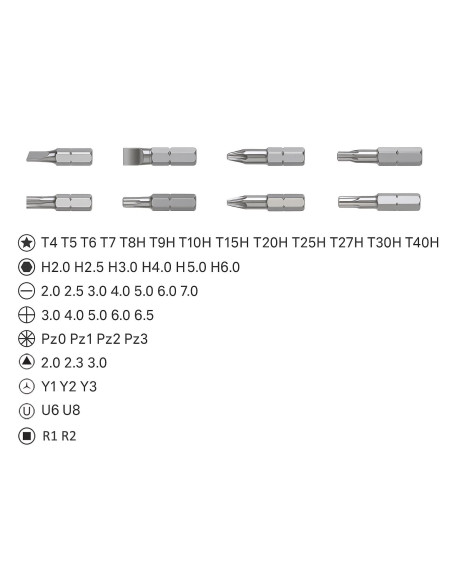 Kit Valigetta 48 in 1 Cacciavite