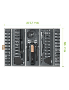 Set attrezzi 180 pezzi in 1 Cacciavite 2