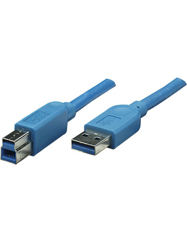 Cavo USB 3.0 A maschio/B maschio 1 m blu