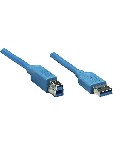Cavo USB 3.0 A maschio/B maschio 1 m blu