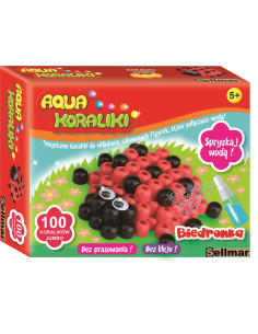 Aqua beads ladybug