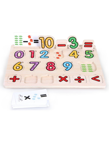Top Bright - Wooden equation puzzle