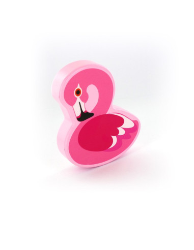 Wooden mix rattles (Flamingo,...