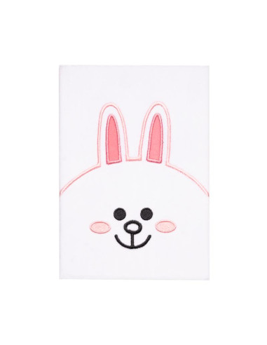 Line Friends - Plush Notebook A5 (white)