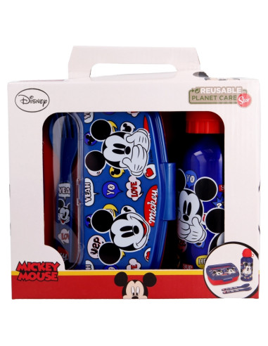 Mickey Mouse - Lunchbox set, 400ml...