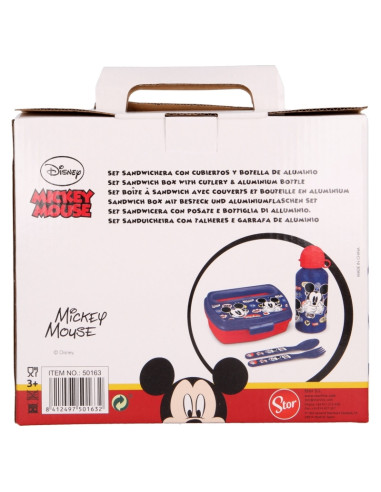 Mickey Mouse - Lunchbox set, 400ml...