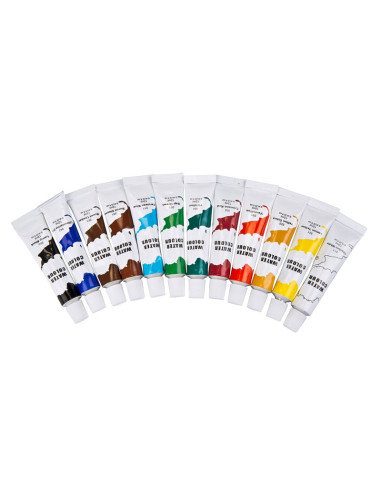 Watercolor paints in 12ml tubes 12 pcs.