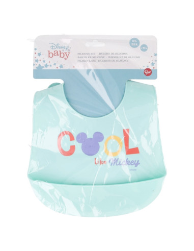 Mickey Mouse - Bib with pocket (Cool)