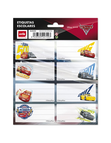 Cars - Stickers for an exercise book...