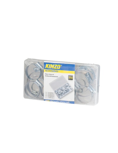 Kinzo - Hose clamp set 21 pcs