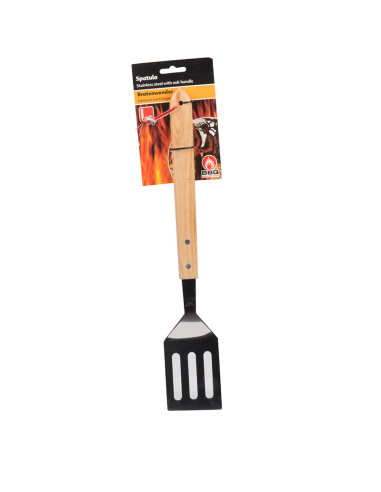 BBQ - grill shovel, oak handle 41 cm