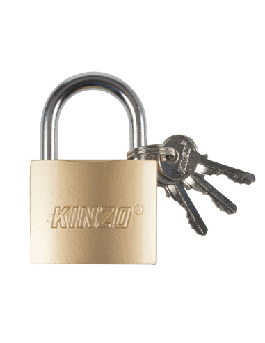 Kinzo - 50 mm brass padlock with...