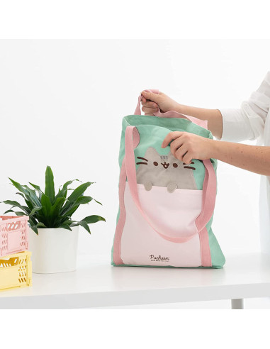 Pusheen - Borsa shopping in tessuto...