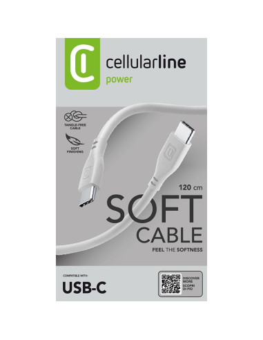 Cellularline Soft Cable - USB-C to...