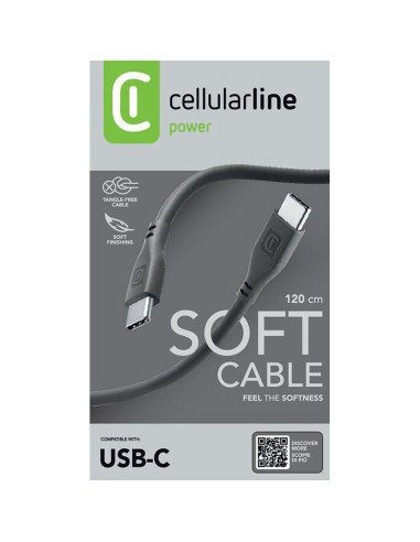 Cellularline Soft Cable - USB-C to...