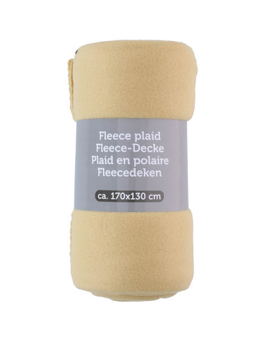 Fleece blanket 170x130 (Yellow)