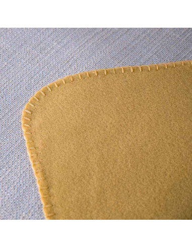 Fleece blanket 170x130 (Yellow)