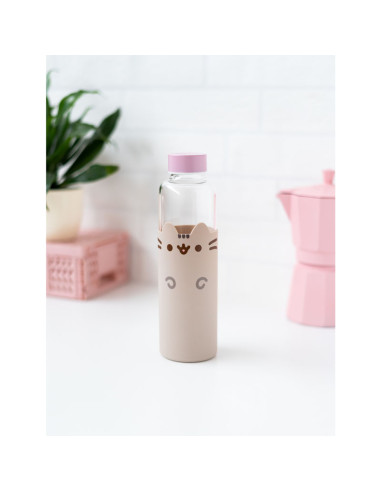 Pusheen - Bottiglia d'acqua in vetro...