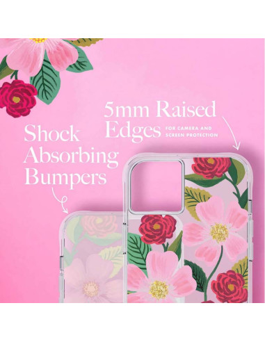 Rifle Paper Clear - Case decorated in...
