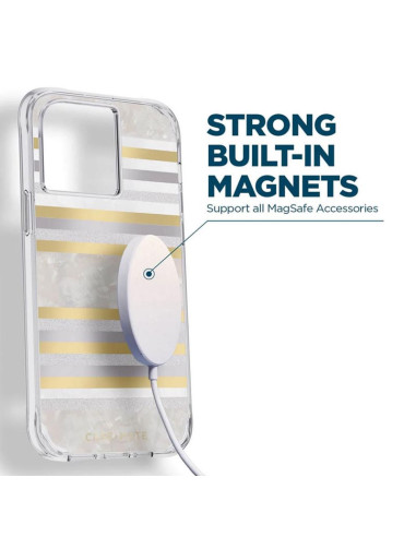 Case-Mate Pearl Stripes MagSafe -...