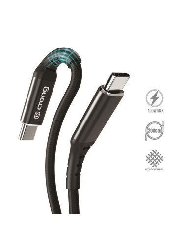 Crong Armor Link - Cavo USB-C a USB-C...