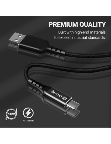 Crong Armor Link - Cavo USB-C a USB-C...