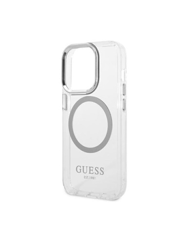 Guess Metal Outline MagSafe - Case...