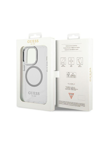 Guess Metal Outline MagSafe - Case...