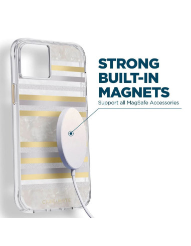 Case-Mate Pearl Stripes MagSafe -...