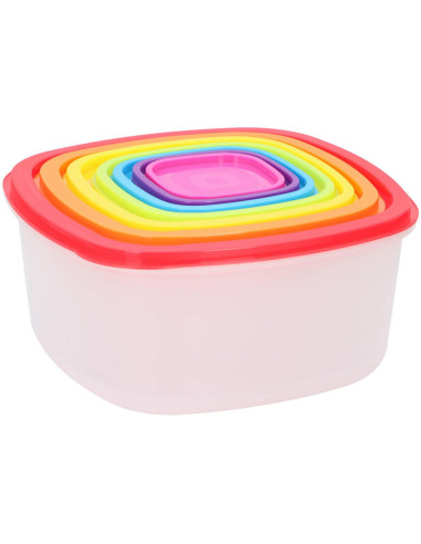 Set of 7 food storage containers