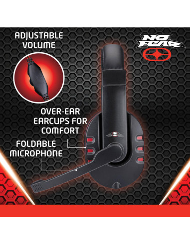 No Fear - Headphones for gamers with...